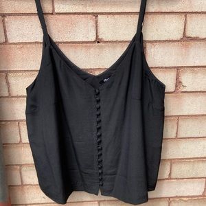 Madewell silk button tank